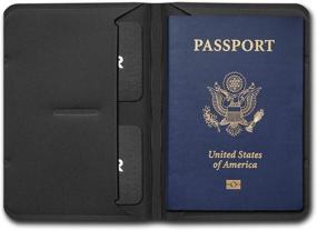 img 1 attached to Wayfinder BORDERLESS Passport Notebook Holder