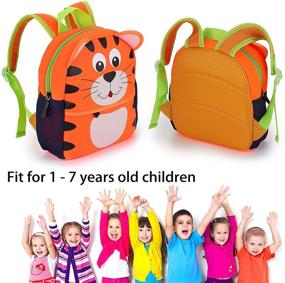 img 3 attached to Hipiwe Backpack Kindergarten Neoprene Backpacks Backpacks in Kids' Backpacks
