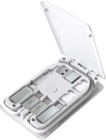 img 4 attached to 🔌 Wireless Cable Card, Smart Adapter Card Storage Box: All-in-One Charging Cable Kit for iPhone, Samsung, Airpods, and USB-C Devices