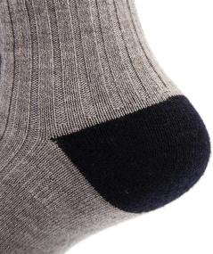 img 1 attached to 🧦 6 Pairs of Boys' Winter Warm Thicken Thermal Crew Socks - Kids Wool Socks