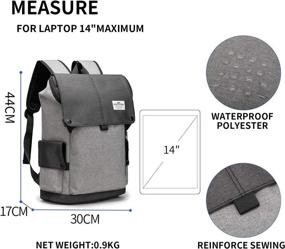 img 1 attached to 🎒 Waterproof Business Laptop Backpack with Charging Capability