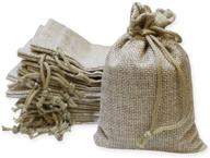 40-piece burlap drawstring gift bags: ideal for wedding favors, crafts, presents, christmas & more! logo