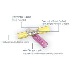 img 3 attached to 600PCS Heat Shrink Connectors Electrical