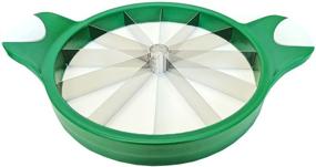 img 1 attached to 🍉 Premium Melon Slicer: Everyday Gourmet Kitchen Tool for Watermelon, Honeydew, Pineapple, Cantaloupe (Green)