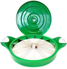 img 2 attached to 🍉 Premium Melon Slicer: Everyday Gourmet Kitchen Tool for Watermelon, Honeydew, Pineapple, Cantaloupe (Green)