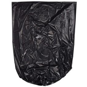 img 2 attached to 🗑️ AmazonCommercial 33 Gallon Trash Bags - Heavy-Duty 1.1 MIL Thickness - Pack of 100, Black 33" x 39" Garbage Bags