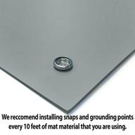 rubberstat dual layer esd compliant workstation rubber table mat kit logo