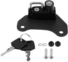 img 4 attached to 🔒 Acouto Alloy Motorcycle Hat Lock and Mount Hook Keys Set for Scout/Sixty Models 2015-2018