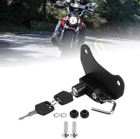 img 1 attached to 🔒 Acouto Alloy Motorcycle Hat Lock and Mount Hook Keys Set for Scout/Sixty Models 2015-2018