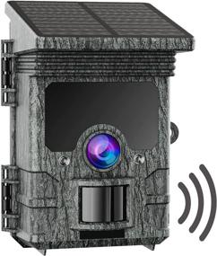 img 4 attached to 📸 Solar Powered WiFi Trail Camera: Enhanced 2K 24MP Bluetooth Game Camera with 120°PIR Range - Perfect for Hunting, Wildlife Monitoring, and Property Security