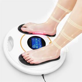 img 3 attached to 🦶 Оживите свои ноги и лодыжки с помощью устройства Foot Circulation Plus - массажера для нейростимуляции мышц и нервов, с ИК-пультом дистанционного управления и снятием боли.