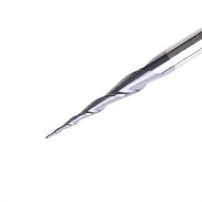 img 1 attached to 🛠️ Versatile 5Pcs SpeTool Tapered Ball Nose Carving End Mill: 1/8" Shank, 0.25MM Radius, 0.5MM Diameter Tips - Ideal for 3D Woodworking with CNC Router Bits