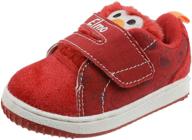 👟 sesame street toddler strap boys' sneakers – shoes with velcro strap logo