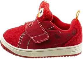 img 1 attached to 👟 Кроссовки Sesame Street Toddler Strap для мальчиков - обувь с липучкой