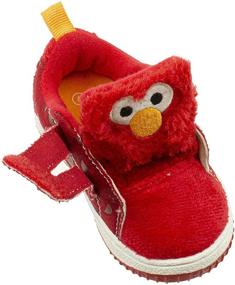 img 2 attached to 👟 Кроссовки Sesame Street Toddler Strap для мальчиков - обувь с липучкой