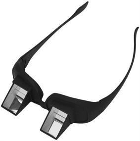 img 4 attached to FveBzem Adjustable Prism Glasses for Lazy Readers – Bed Prism Spectacles for Horizontal Eyeglasses, Ideal for Reading/Watching TV in Bed/Sofa, 90 Degree Angle, Suitable for Myopia & Presbyopia, Unisex – Pain Relief