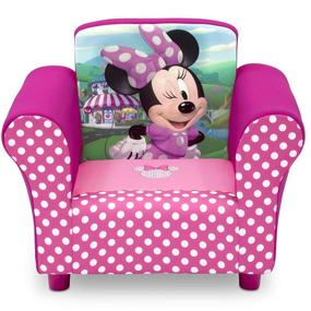 img 4 attached to 🪑 SEO-Optimized Delta Children Disney Minnie Mouse Upholstered Chair