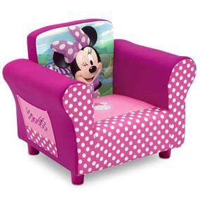 img 3 attached to 🪑 SEO-Optimized Delta Children Disney Minnie Mouse Upholstered Chair