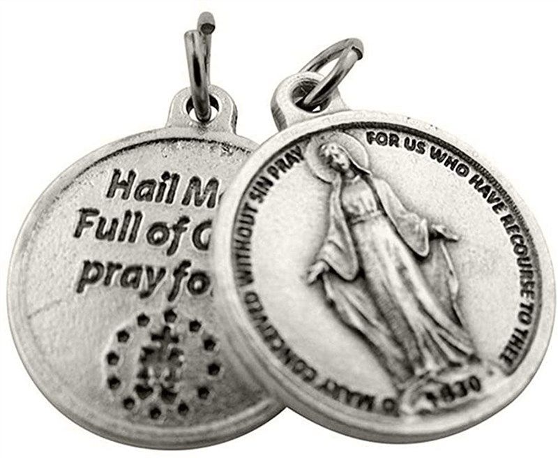 religious gifts miraculous protection pendant 로고