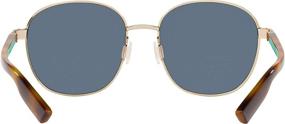 img 1 attached to 🕶️ Costa Del Mar Square Sunglasses for Women - Egret