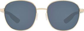 img 3 attached to 🕶️ Costa Del Mar Square Sunglasses for Women - Egret