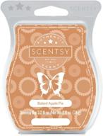 🍎 scentsy bar baked apple pie: indulge in wickless candle tart warmer wax - 3.2 fl. oz., 8 squares логотип