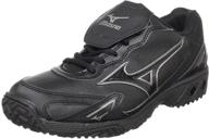 mizuno mens trainer black white logo