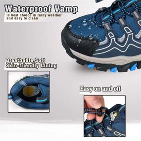 img 2 attached to UOVO Sneakers Waterproof Resistant Numeric_3_Point_5 Boys' Shoes