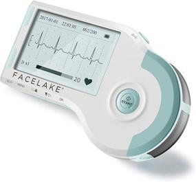 img 1 attached to Facelake FL20 MD100B Portable ECG/EKG Monitor: Accurate and Convenient Cardiac Monitoring on the Go