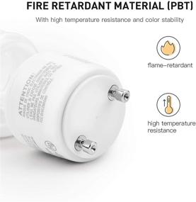 img 1 attached to Compact Fluorescent Bulb by JACKYLED – UL Listed and Efficient