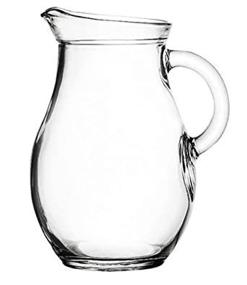 img 2 attached to 🍶 Child-Sized Mini Glass Pitcher - Amazing 9 oz Capacity, 5" High, Petite Design