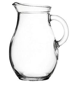 img 3 attached to 🍶 Child-Sized Mini Glass Pitcher - Amazing 9 oz Capacity, 5" High, Petite Design