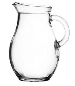 img 1 attached to 🍶 Child-Sized Mini Glass Pitcher - Amazing 9 oz Capacity, 5" High, Petite Design