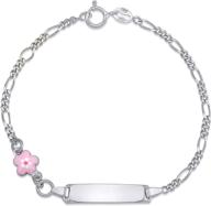 unicornj childrens sterling silver bracelet logo