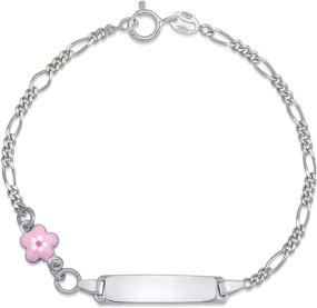 img 4 attached to UNICORNJ Childrens Sterling Silver Bracelet