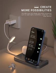 img 2 attached to Conido Wireless Charger Charging Station Portable Audio & Video