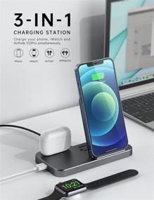 img 3 attached to Conido Wireless Charger Charging Station Portable Audio & Video