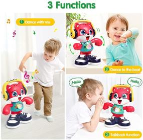 img 3 attached to 🐱 Yunaking Dancing Cat Baby Toys for 12-18 Months | Interactive Learning Toys for 1-Year-Old Boys & Girls | Music, Recording & Educational Features | Ideal Gift for 1-3 Year Olds