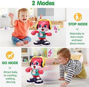 img 2 attached to 🐱 Yunaking Dancing Cat Baby Toys for 12-18 Months | Interactive Learning Toys for 1-Year-Old Boys & Girls | Music, Recording & Educational Features | Ideal Gift for 1-3 Year Olds