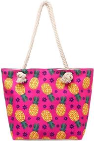 img 4 attached to 🔆 Rave Envy Beach Tote Bags - Stylish Weekender Travel Bag for Your Next Vacation