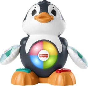 img 4 attached to Fisher-Price Linkimals Cool Beats Penguin: Musical Infant Toy with 🐧 Lights, Motions, and Educational Songs – Ideal for Infants and Toddlers