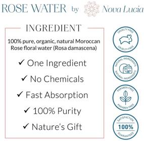 img 2 attached to Rose Water Spray - Pure Moroccan Hydrating Face Mist for Toner, Hair, Skin, and Makeup Removal - Alcohol-Free Toner for Scar Removal - 4oz, Suitable for Dry, Oily, and Combination Skin