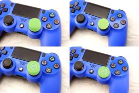 img 2 attached to 🕹️ Enhanced Gaming Control: ScrewyRobot's Green Analog Thumbstick Grip Covers for PS4/PS3 - Get-A-Grip