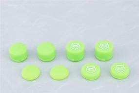 img 3 attached to 🕹️ Enhanced Gaming Control: ScrewyRobot's Green Analog Thumbstick Grip Covers for PS4/PS3 - Get-A-Grip