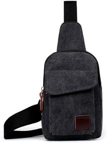 img 4 attached to Stylish and Versatile Lucien Hanna Crossbody Shoulder Backpacks: A Perfect Blend of Fashion and Function
