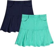 👗 adorable and stylish kidpik pleated skirt in purple pixie - perfect girls' clothing for skirts & skorts! logo