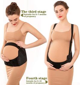 img 1 attached to 🤰 NAEDIKUS Maternity Belt Pregnancy Belly Band Pelvic Pressure Reliever，Support Belt for Maternity Back Support & Protection (XL)