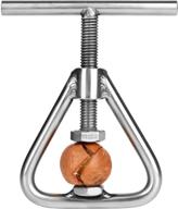 anwenk nut cracker: heavy-duty stainless steel tool for cracking all nuts including black walnut, macadamia, hazelnut, almonds, pecan, and walnuts logo