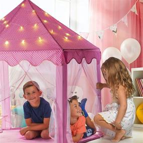 img 1 attached to 🏕️ Unleash Imagination and Adventure: Play22 Kids Large Playhouse Tent