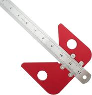 📏 enhanced measuring tool: center carpenter ruler with removable replaceable design логотип